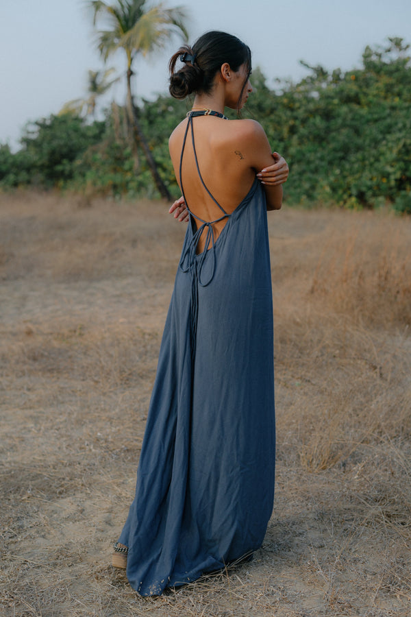 The Amanzi Dress - Blue
