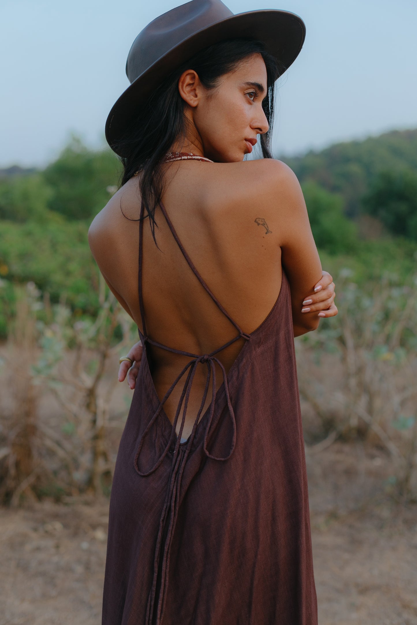 The Amanzi Dress - Brown