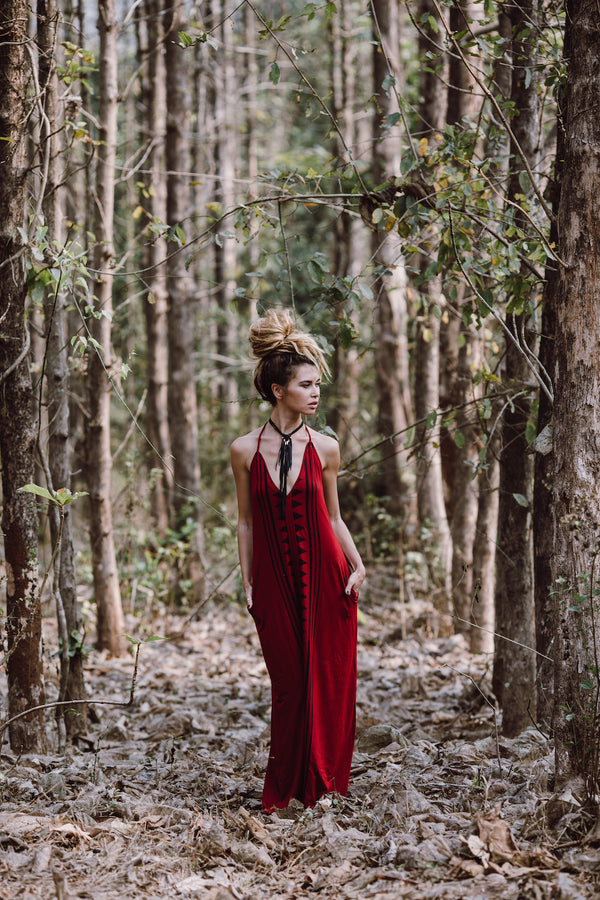 Luna Dress - Red
