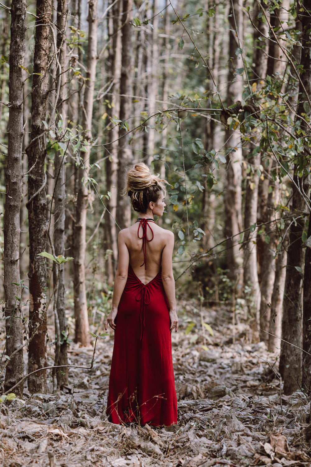 Luna Dress - Red