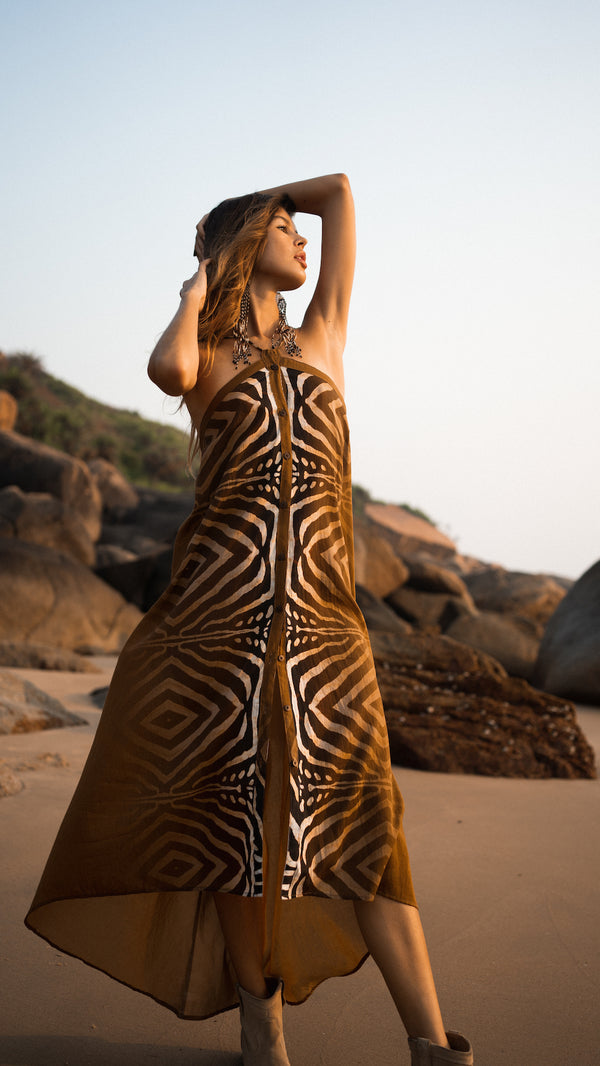 Ikal Dress - Zebra