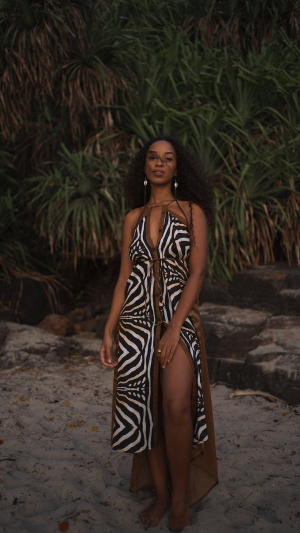 Ikal Dress - Zebra