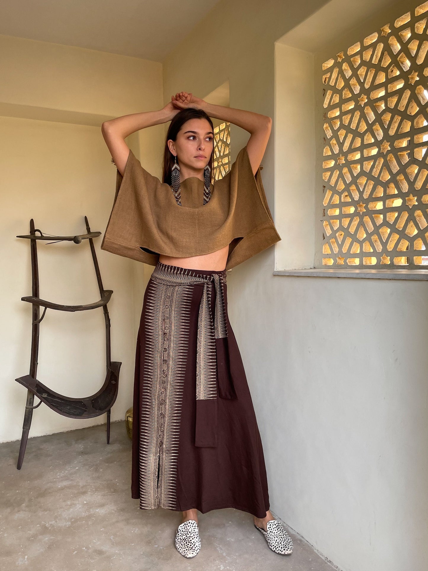 Vinonna Skirt - Brown